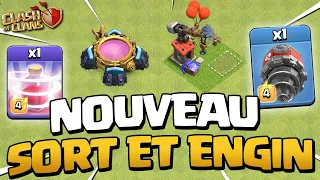 UN NOUVEAU SORT ET UN NOUVEL ENGIN ARRIVE SUR CLASH OF CLANS !