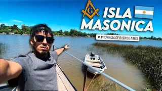 The MASONIC LODGE that MEETS on an ISLAND in ARGENTINA | The History of the Roque Perez Lodge