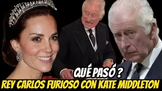 REY CARLOS ESTÁ FURIOSO Con KATE MIDDLETON! La PRINCESA de GALES ECLIPSA a su MAJESTAD HOY!