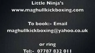 Little Ninjas - Age   4 to 6 year olds  Maghull Kickboxing and Self Defence Club