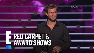 The People's Choice for Favorite Action Movie Actor is Chris Hemsworth | E! People's Choice Awards