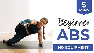 5-Minute Ab Workout for Beginners (No Equipment, No Repeats)