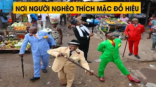 Kỳ lạ người Congo nghèo đói nhưng thích mặc đồ hiệu