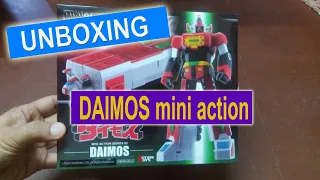 Unboxing Daimos mini action with transformation video.