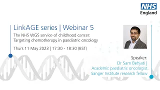 Targeting chemotherapy in paediatric oncology (a LinkAGE webinar)