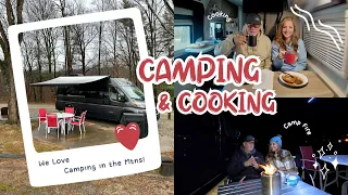 On The Road In Our Winnebago Travato Campfire, Cooking & Camping! Koa Asheville West #vanlife