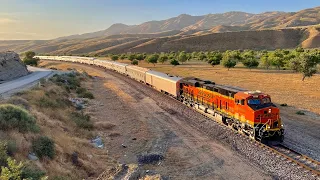 BNSF Employee Special RIDE ALONG THROUGH THE TEHACHAPIS & Officer Car Special!