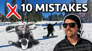 10 Beginner Snowboard Turn Mistakes to Avoid