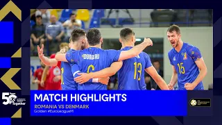 Highlights | Romania vs. Denmark I CEV Volleyball European Golden League 2023