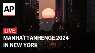 LIVE: Manhattanhenge 2024 in New York