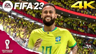 FIFA 23 - Brazil vs Ghana FIFA World Cup 2022 Round of 16 match Ultimate Difficulty PS5™ [4K ]