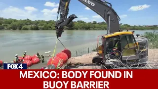 Body found in floating barrier at Texas border, Mexican government says