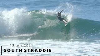 Surfing Fading Swell at South Straddie - Tuesday 13 July 2021