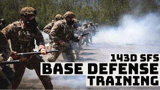 Base Defense Training with the 143d Security Forces Squadron