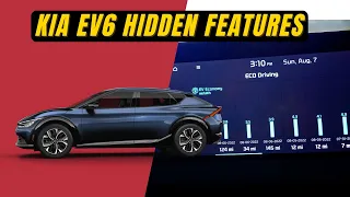 KIA EV6 Hidden Features | How it see energy used and recent trips !!