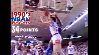 Suns vs. Lakers 1990 WCSF Game 3 - Tom Chambers 34 Points