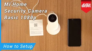 Mi Home Security Camera Basic 1080p - How to Setup