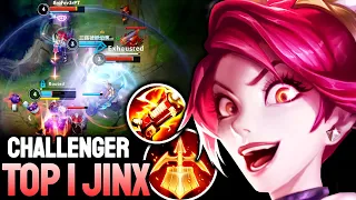 WILD RIFT JINX - TOP 1 JINX GAMEPLAY - CHALLENGER RANKED