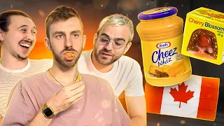 Des français testent des snacks douteux du Canada 🇨🇦