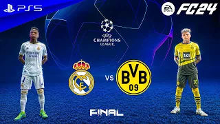 FC 24 - Real Madrid vs. Borussia Dortmund | UEFA Champions League Final | PS5™ [4K60]