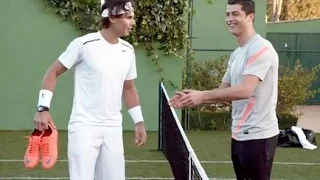 Cristiano Ronaldo vs Rafa Nadal Tennis Match