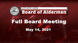 Board of Aldermen   May 14, 2021
