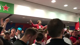 England fans singing Don’t Take Me Home before the Germany game 29/06/21