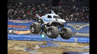 Megalodon during the Freestyle Event - Monster Jam Los Angeles 2018