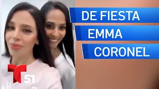 Polémicas imágenes de Emma Coronel de fiesta con la abogada de “El Chapo”