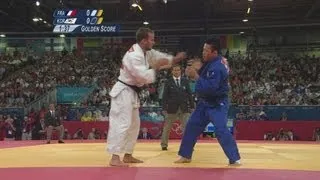 Legrand (FRA) v Wang (KOR) - Men's -73kg Judo Bronze Medal Bout - London 2012 Olympics