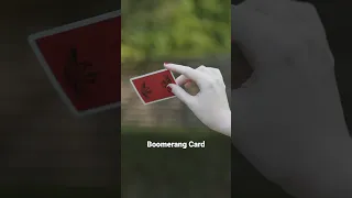 Boomerang Card #magic #cardistry