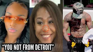 “YOU NOT FROM DETROIT” ALYCIA BAUMGARDNER EXPOSED BY CLARESSA SHIELDS NOT FROM DETROIT • TANK READY!