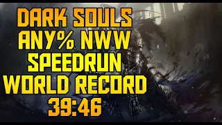 Dark Souls Any% No Wrong Warp Speedrun World Record [39:46]