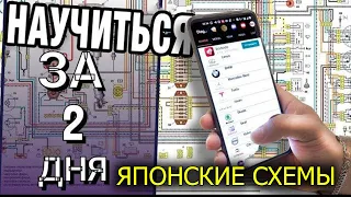 ЭЛЕКТРОСХЕМА ПЕЧКИ ниссан/ как читать электросхемы японцев