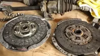 Toyota RAV4 2.4 Clutch  parts old vs new