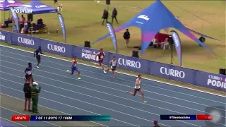 Leendert Koekemoer-100m (10:87) 27 Sept, 2023, Curro Podium Regionals