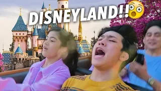 DISNEYLAND NO REACTION CHALLENGE!! | Ranz and Niana