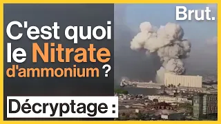 Le nitrate d'ammonium, responsable de nombreuses catastrophes industrielles