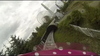 Dodonpa Roller Coaster POV Fuji-Q Highland Japan World's Fastest Acceleration ドドンパ