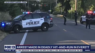 Arrest made in deadly hit-and-run in Everett | FOX 13 Seattle