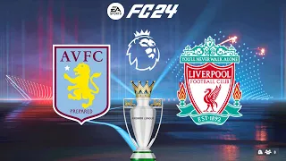 FC 24 | Aston Villa vs Liverpool - 23/24 Premier League Season - PS5™ Full Match & Gameplay