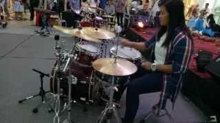 Raisa - Serba Salah (Drum) Cover by Theresia Angelina - PURWA CARAKA MUSIC STUDIO Banjarmasin