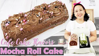 Mocha Roll Cake | Cafe Cake Flavors I ECQ treats | July Gaceta