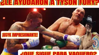 IMPRESIONANTE USYK ¿LE AYUDARON A TYSON FURY AL MOMENTO DE CAER? ¿QUE SIGUE PARA VAQUERO NAVARRETE?