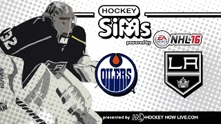 Oilers vs Kings (Hockey Sims on NHL 16)