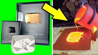 Как Делают Золотую Кнопку Youtube?