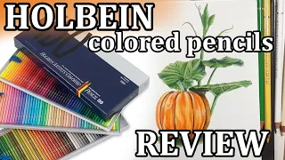 REVIEW: HOLBEIN Artists Colored Pencils // Trying out those lovely pencils for the first time