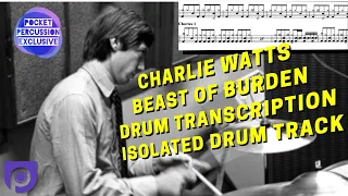 ROLLING STONES | BEAST OF BURDEN | CHARLIE WATTS | ISOLATED DRUMS