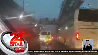 Ilang kalsada sa Metro Manila, binaha dahil sa malakas na ulan; ilang commuter, stranded | 24 Oras