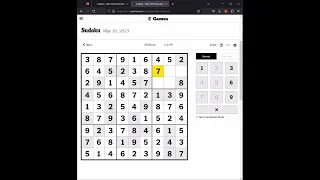 Sudoku NYT Answers 16th May 2023